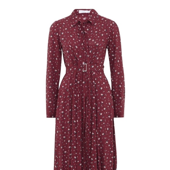 Aab Collection Dresses & Skirts - Floral Burgundy Maxi Dress